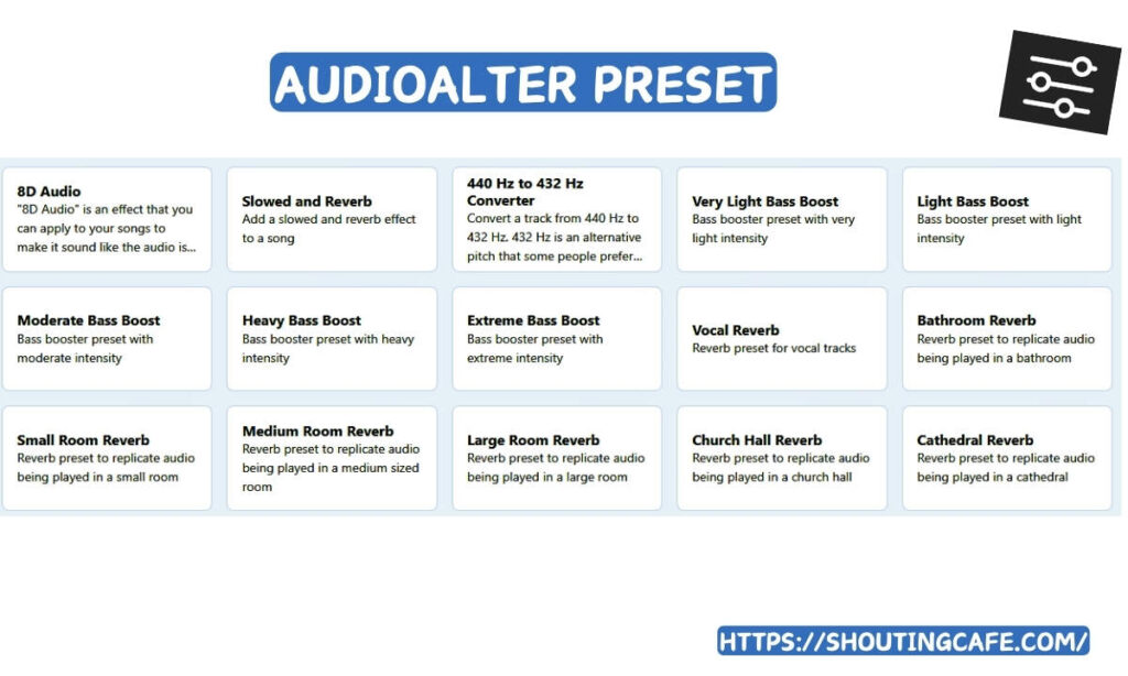 Audioalter Preset