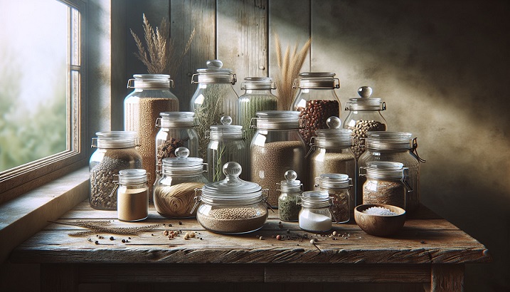 Eco-friendly Glass Apothecary Jars